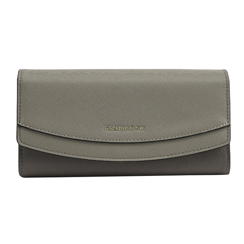 FFY FY207-39 Stilfuld kvinder PU-læder Tri-fold lang pung Multi Card Slots Pung clutch taske FFY FY207-39 Stilfuld kvinder PU-læder Tri-fold lang pung Multi Card Slots Pung clutch taske
